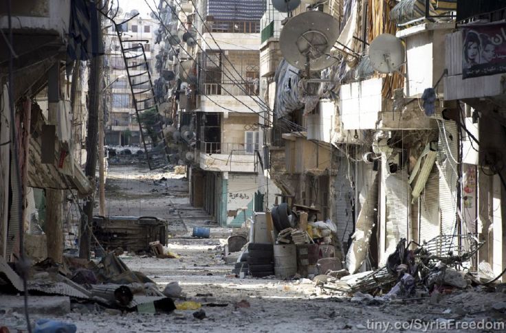 A scene in Salaheddin, Aleppo, Syria. PHOTO: Freedom House (CC BY 2.0).